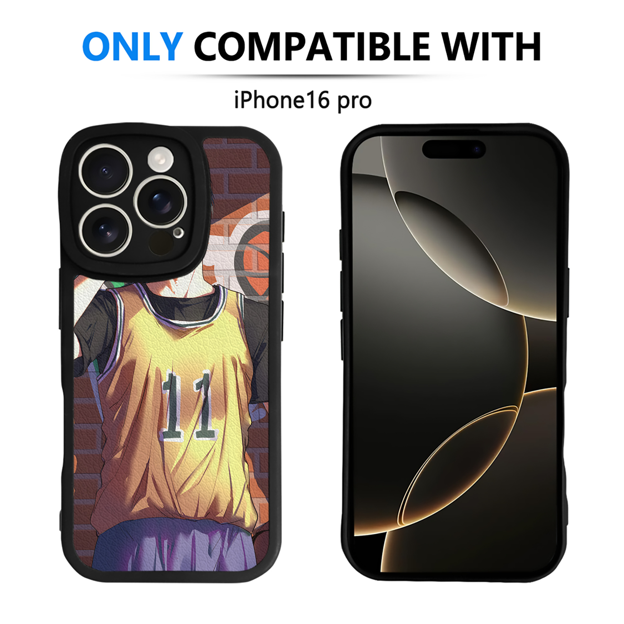 （画像用） SLAM DUNK／スラムダンク 【iPhone 16シリーズ対応】シリコンスマホケース（レザー調） 材質：シリコン